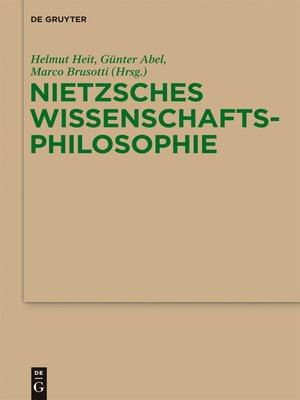 cover image of Nietzsches Wissenschaftsphilosophie
